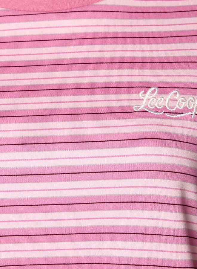 لي كوبر Lee Cooper Cotton T-shirt with Logo Print
